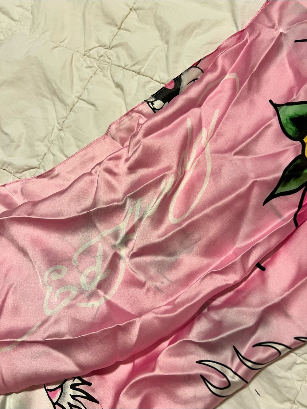 Ed Hardy Pink scarf / beach cover